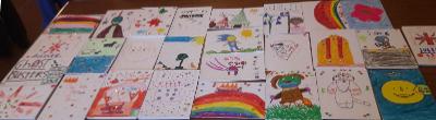 Platinum Jubilee book covers made by Hebden Royd school